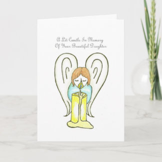In Memory Of Your Daughter On Mother's Day Card