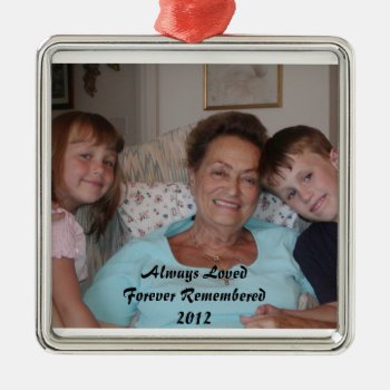 In Memory Ornament by MyWorldByCindy at Zazzle