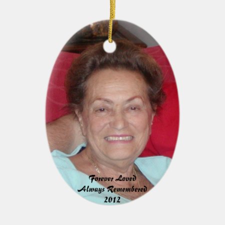 In Memory Ornament - Oval