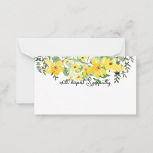 In Memory Sympathy Memorial Angel florist card
