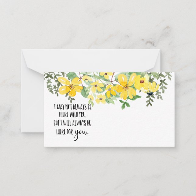 In Memory Sympathy Memorial Angel florist card (Front)