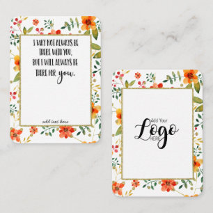 In Memory Sympathy Memorial Angel keepsake gift Business Card