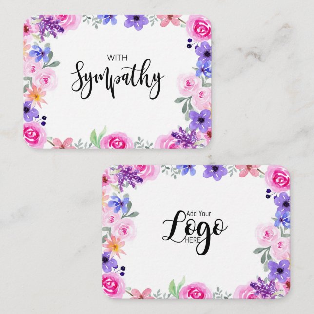 In Memory Sympathy Memorial Angel keepsake gift Business Card (Front/Back)