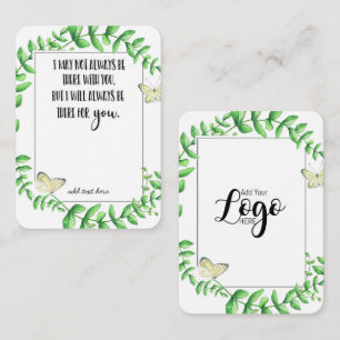 In Memory Sympathy Memorial Angel keepsake gift Business Card