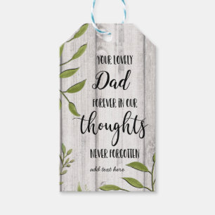 In Memory Sympathy Memorial Angel keepsake gift Gift Tags