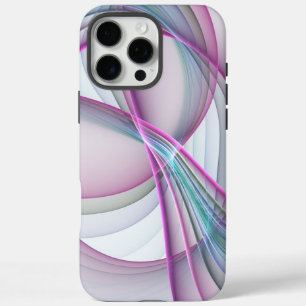 In Motion, Modern Abstract Colorful Fractal Art iPhone 16 Pro Max Case