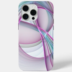 In Motion, Modern Abstract Colorful Fractal Art iPhone 15 Pro Max Case