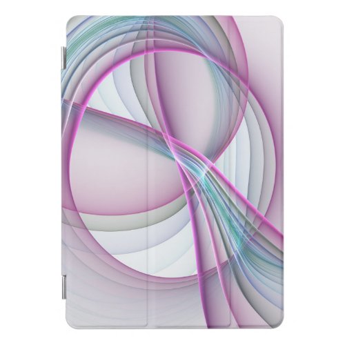 In Motion Modern Abstract Colorful Fractal Art iPad Pro Cover