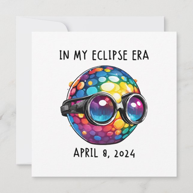 In My 2024 Solar Eclipse Era Invitation (Back)