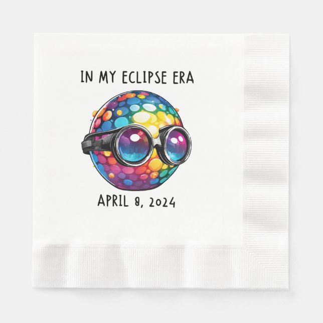 In My 2024 Solar Eclipse Era Napkins (Front)