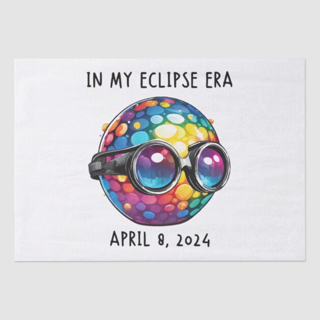 In My 2024 Solar Eclipse Era Tissue Paper (Front)
