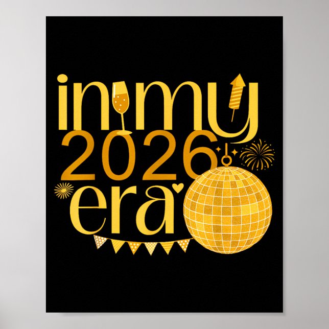 In My 2026 Era Happy New Year Party Countdown Fami Poster (Front)