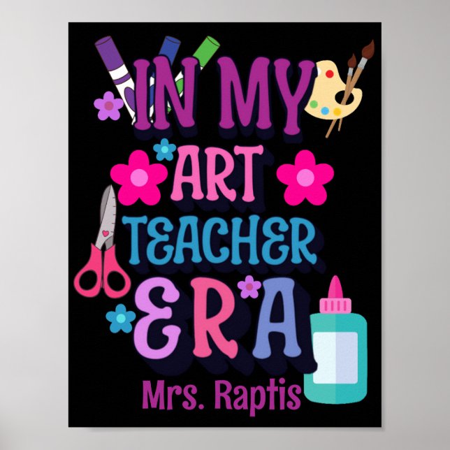 In My Art Teacher Era Personalized  Poster (Front)