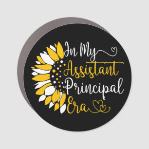 In My Assistant Principal Era School Teacher Funny Car Magnet