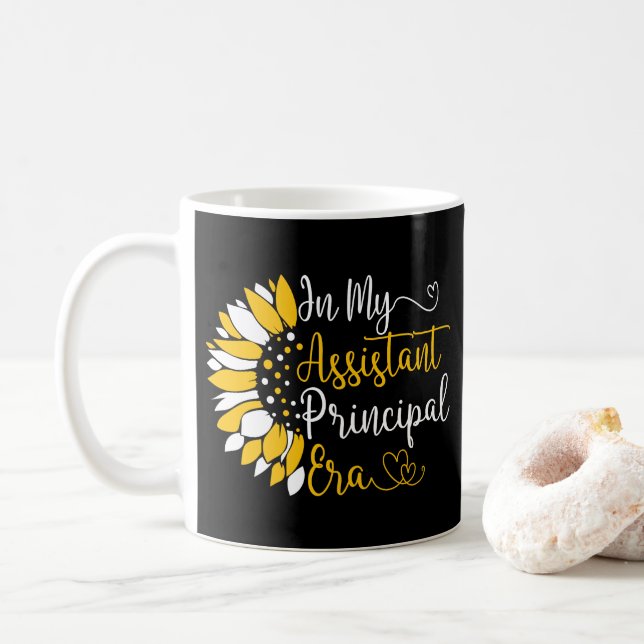 In My Assistant Principal Era School Teacher Funny Coffee Mug (With Donut)