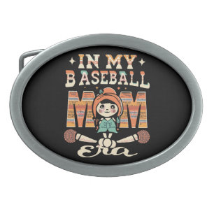 In My Baseball Mom Era Belt Buckle