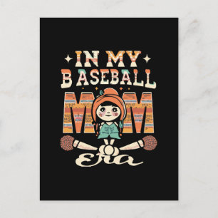 In My Baseball Mom Era Postcard
