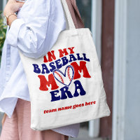 IN MY BASEBALL MOM ERA VINTAGE RETRO TEAM NAME