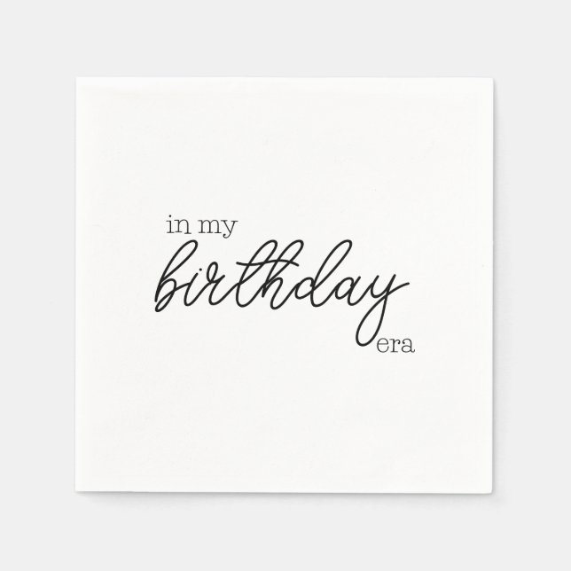 In My Birthday Era Cocktail Napkins (Front)