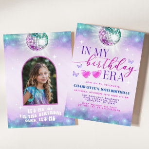 In My Birthday Era Invitation - Teen Birthday Girl