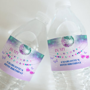 In My Birthday Era Water Bottle Label