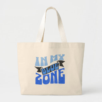 In my blue Zone tote bag