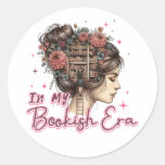 In My Bookish Era  Classic Round Sticker