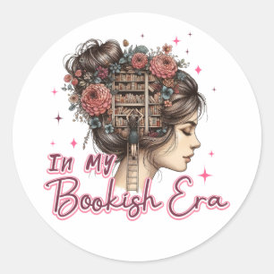 In My Bookish Era  Classic Round Sticker