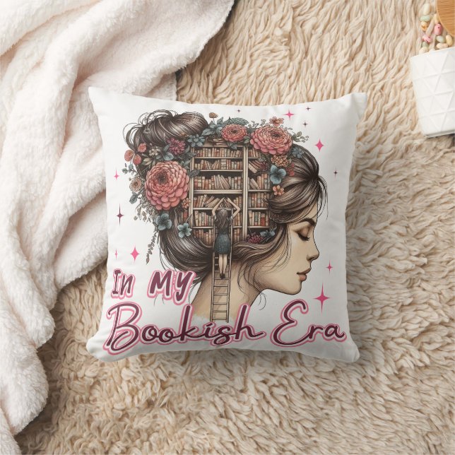 In My Bookish Era  Throw Pillow (Blanket)