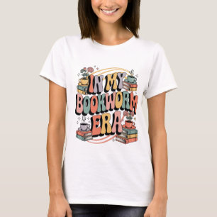 In My Bookworm Era – Retro Groovy 70’s Aesthetic T-Shirt