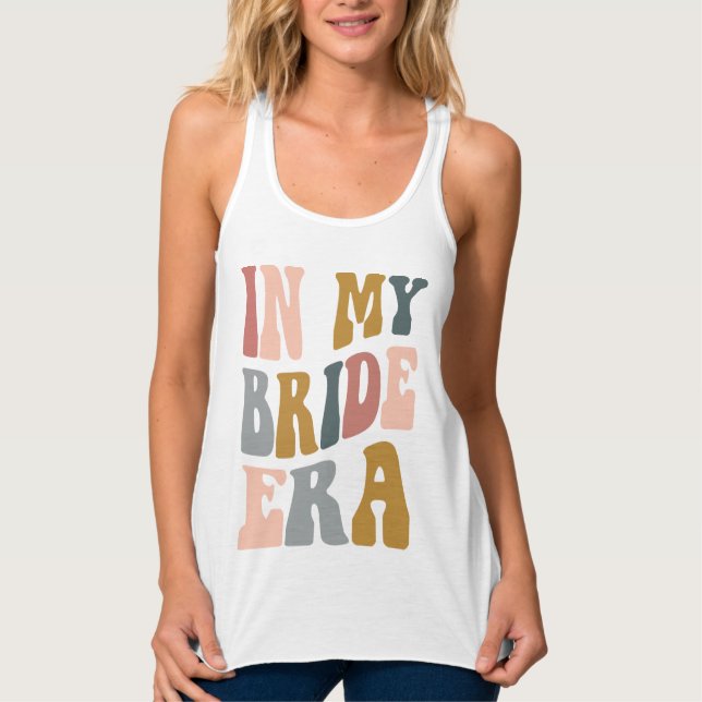 In My Bride Era Boho Wedding Gift Tank Top (Front)