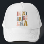 In My Bride Era Boho Wedding Gift Trucker Hat<br><div class="desc">This hat features "in my bride era" in a boho style for the perfect gift for the bride or for the bride to get herself for wedding planning!</div>
