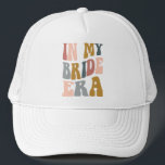 In My Bride Era Boho Wedding Gift Trucker Hat<br><div class="desc">This hat features "in my bride era" in a boho style for the perfect gift for the bride or for the bride to get herself for wedding planning!</div>