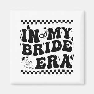 In My Bride Era Groovy Bride Bachelorette Party Br Magnet