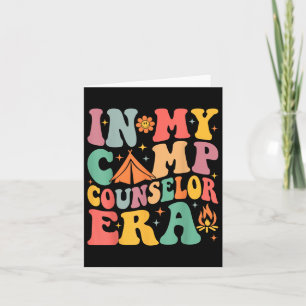 In My Camp Counselor Era Groovy Summer Camp Counse Card
