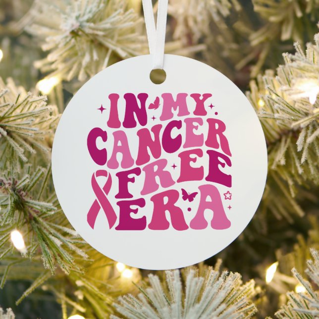 In My Cancer Free Era Metal Ornament (Insitu)