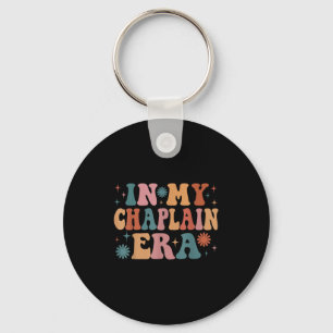 In My Chaplain Era Funny Women Christmas Keychain