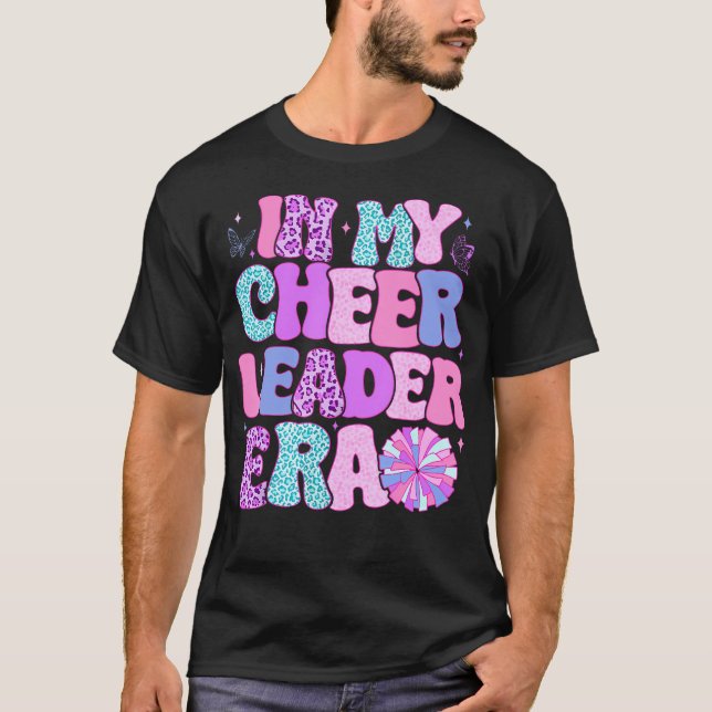 In My Cheer Leader Era Youth Cheerleader Cheerlead T-Shirt (Front)