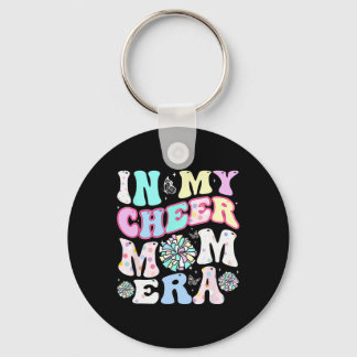 In My Cheer Mom Era Funny Cheerleading Mother's Da Keychain
