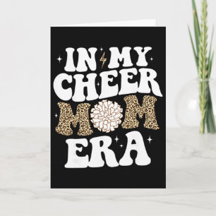 In My Cheer Mom Era Game Day Cheerleading Mom Chee Card