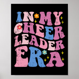 In My Cheerleader Era Retro Cheerleading Women Gir Poster