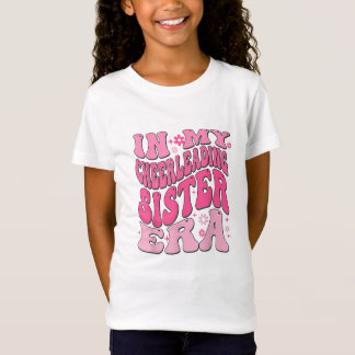 In My Cheerleading Sister Era kids t-shirt