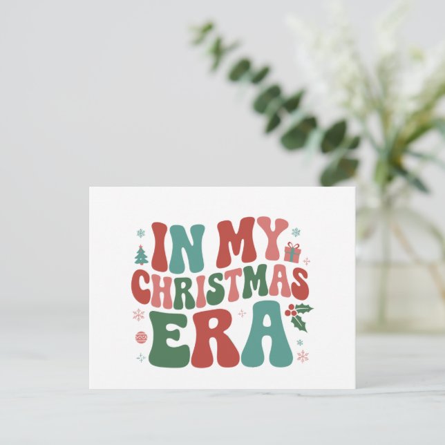 In My Christmas Era Cute Groovy Christmas Holiday  (Standing Front)