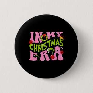 In My Christmas Era Ornaments Xmas Family Pajamas Button