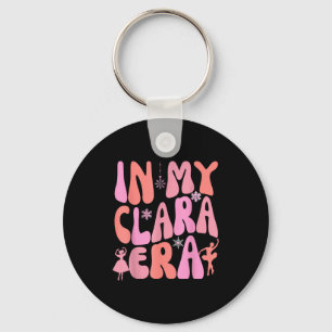 In My Clara Era Nutcracker Xmas Pajamas Holiday Ch Keychain