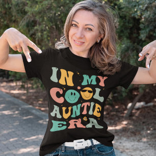 In My Cool Auntie Era Groovy Aunt Retro T-Shirt