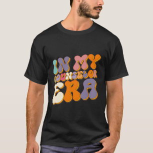 In My Counselor Era Retro School Psychologist Back T-Shirt
