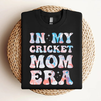 In My Cricket Mom Era Colorful Cricket Mom T-Shirt