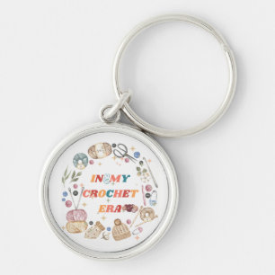 In My Crochet Era ,Crafter Mom Gift, Crochet Keychain