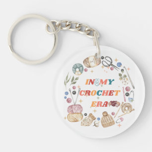 In My Crochet Era shirt ,Crafter Mom Gift, Crochet Keychain